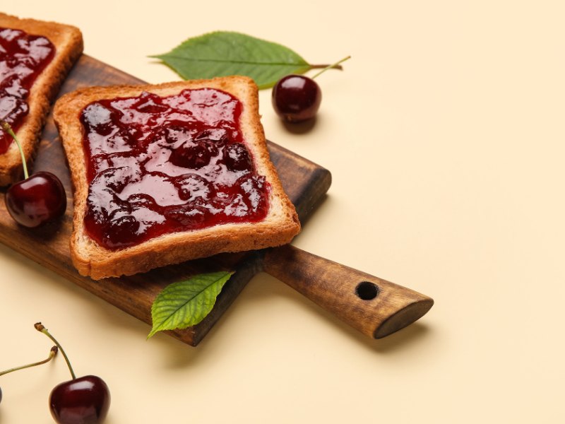 cherry-jam-on-toast
